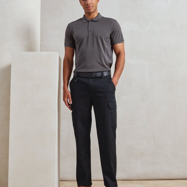 Stretchchecker work cargo trousers Thumbnail