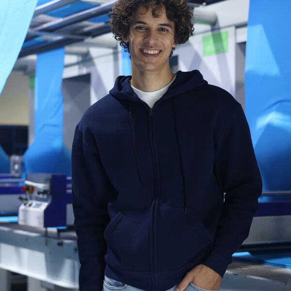 Fruit of the Loom Iconic Premium Hooded Sweat Jacket Thumbnail